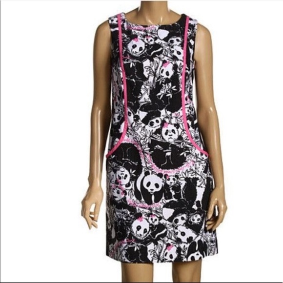 RARE Lilly Pulitzer Orig Pandemonium shift dress 0 - Picture 2 of 4